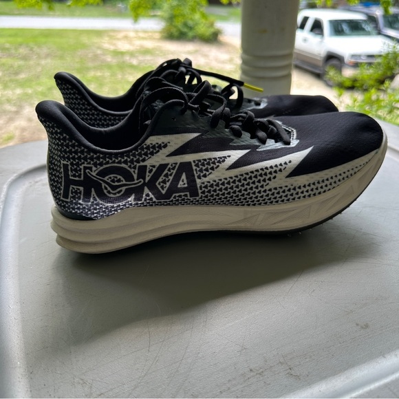 Unisex Hoka One One Crescendo MD Black Running Shoes 1134520 BWHT Size‎ 10.5W 9M main image 8
